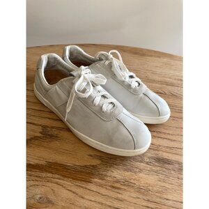 Vionic Lono Leather Lace Up Sneaker Mens 9.5 White Comfort Shoe